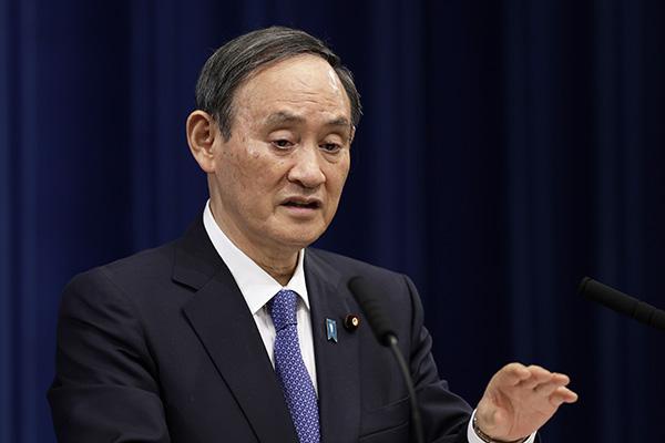 日本首相菅义伟。人民视觉图