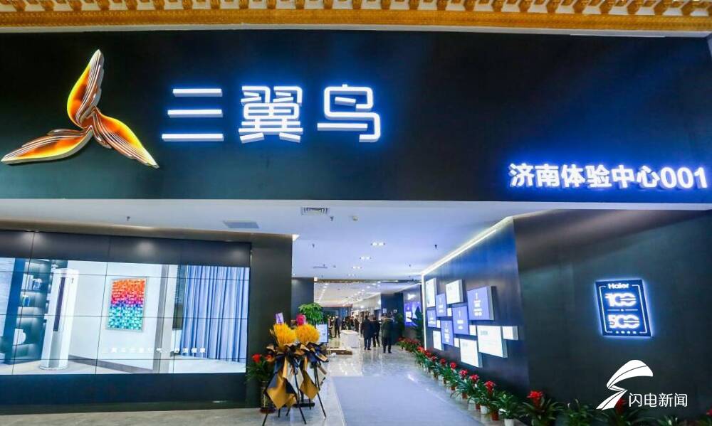 46秒丨三翼鸟海尔智家济南体验中心001开业可现场体验86个智慧生活