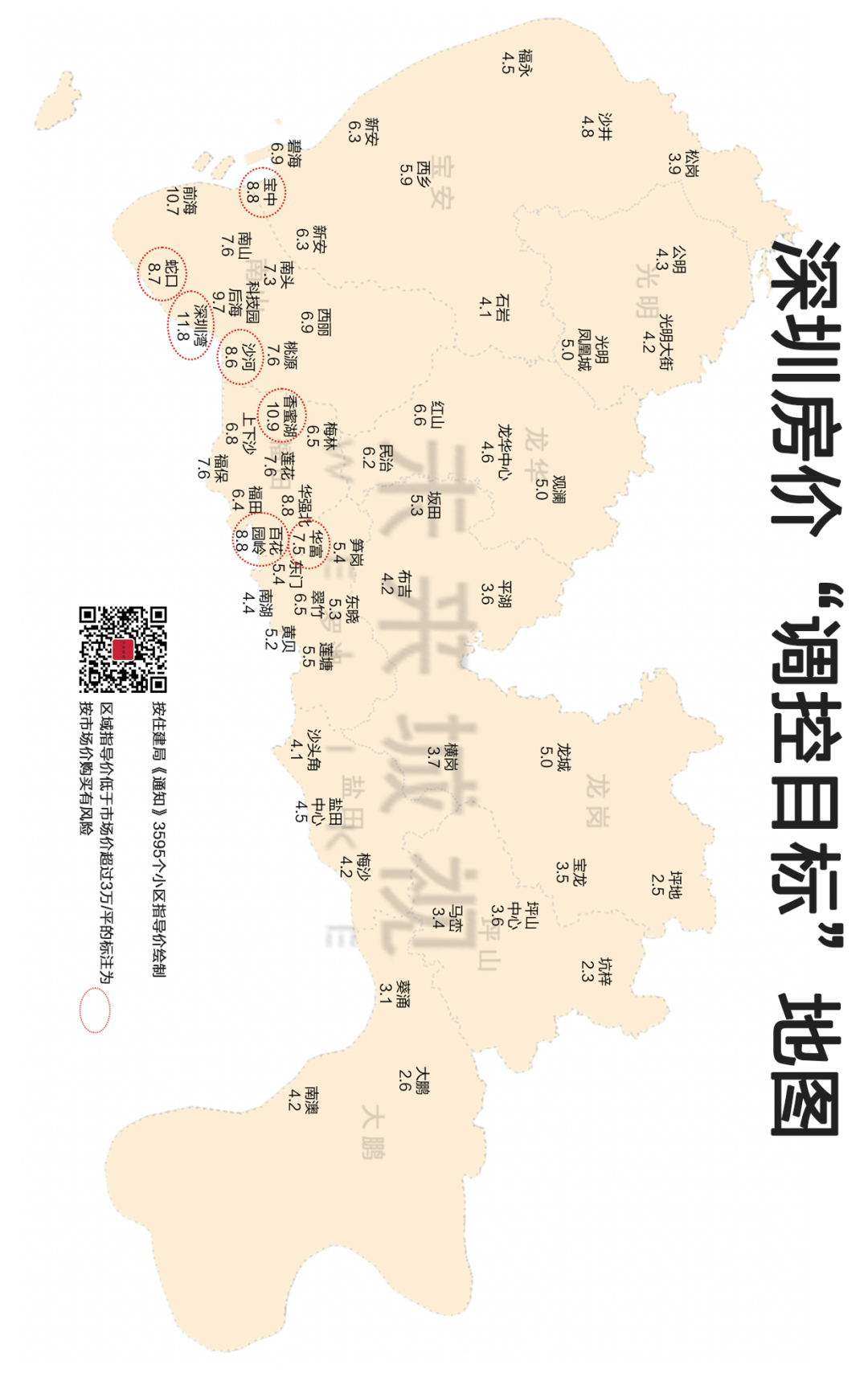 深圳房价大结局:深圳湾11.8万/m,香蜜湖10.9万/m