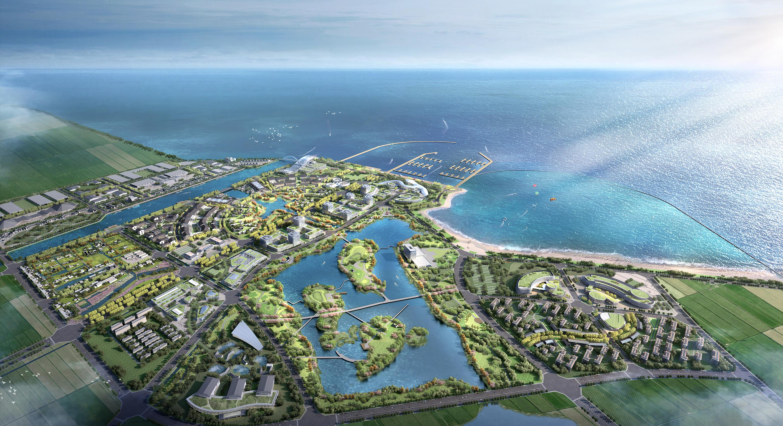 上海建工中标盐城滨海港港城启动区项目 投资额超百亿