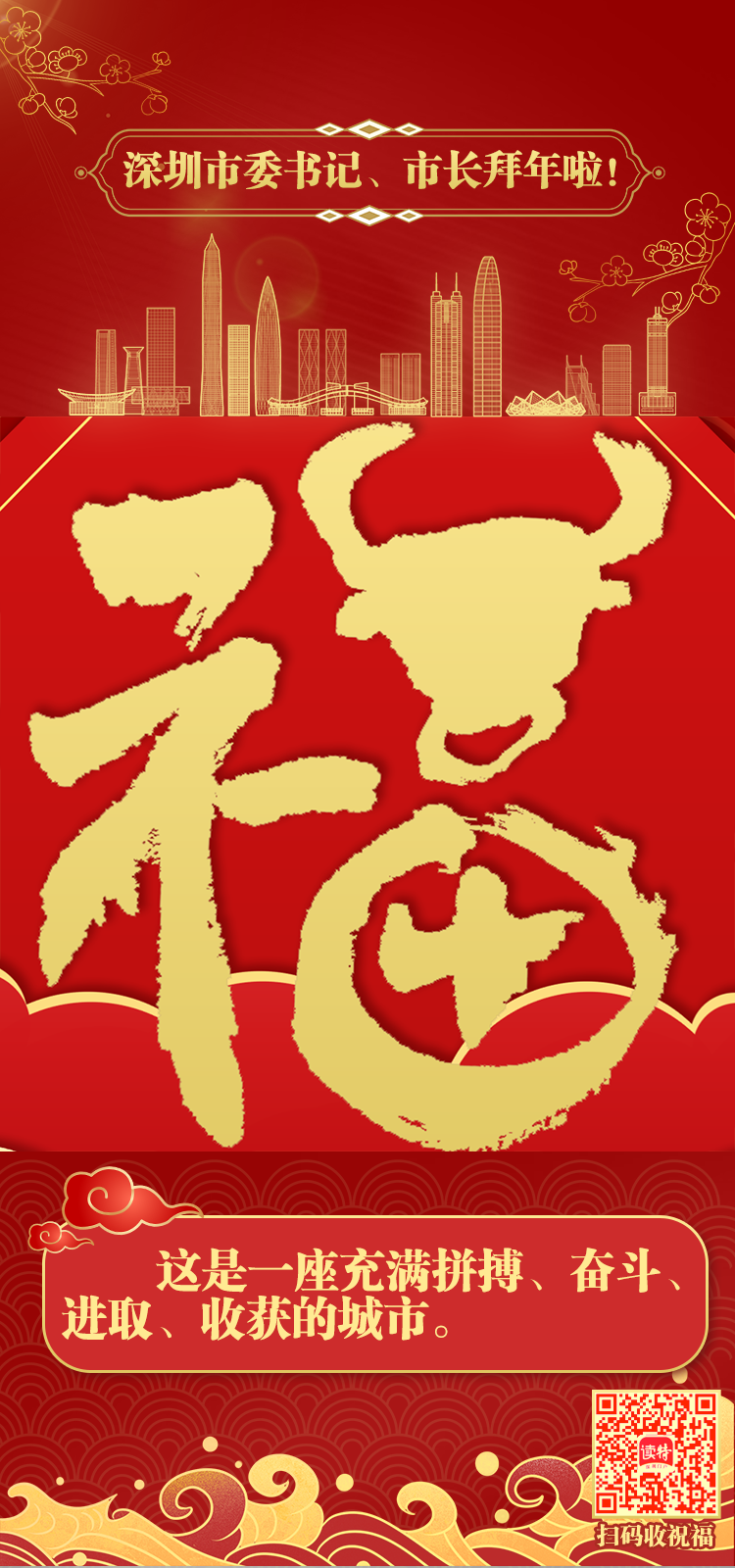 牛年大吉快来查收这份祝福九宫格