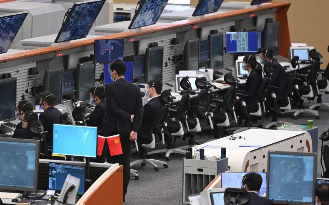 2月3日,华北空管局终端管制中心.新京报记者 陶冉 摄