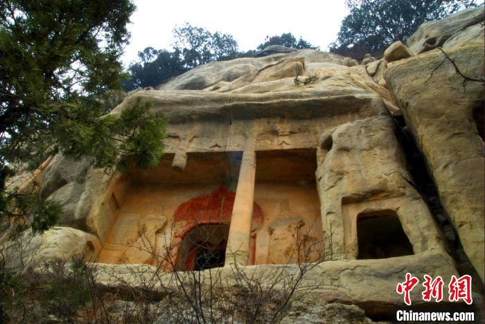 天龙山石窟第八窟外景 太原市天龙山石窟博物馆供图