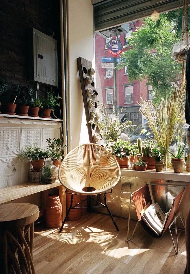 在最美的阳台里,静待春暖花开的到来