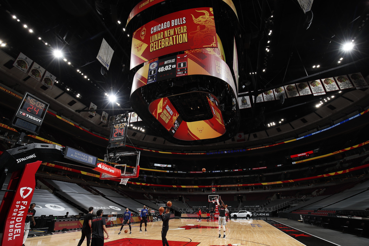 致敬中国牛年芝加哥公牛队举行春节主题之夜庆祝活动