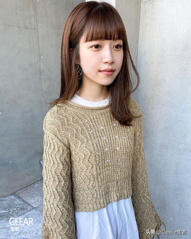 日系女生纷纷换上减龄微成熟的眉下刘海