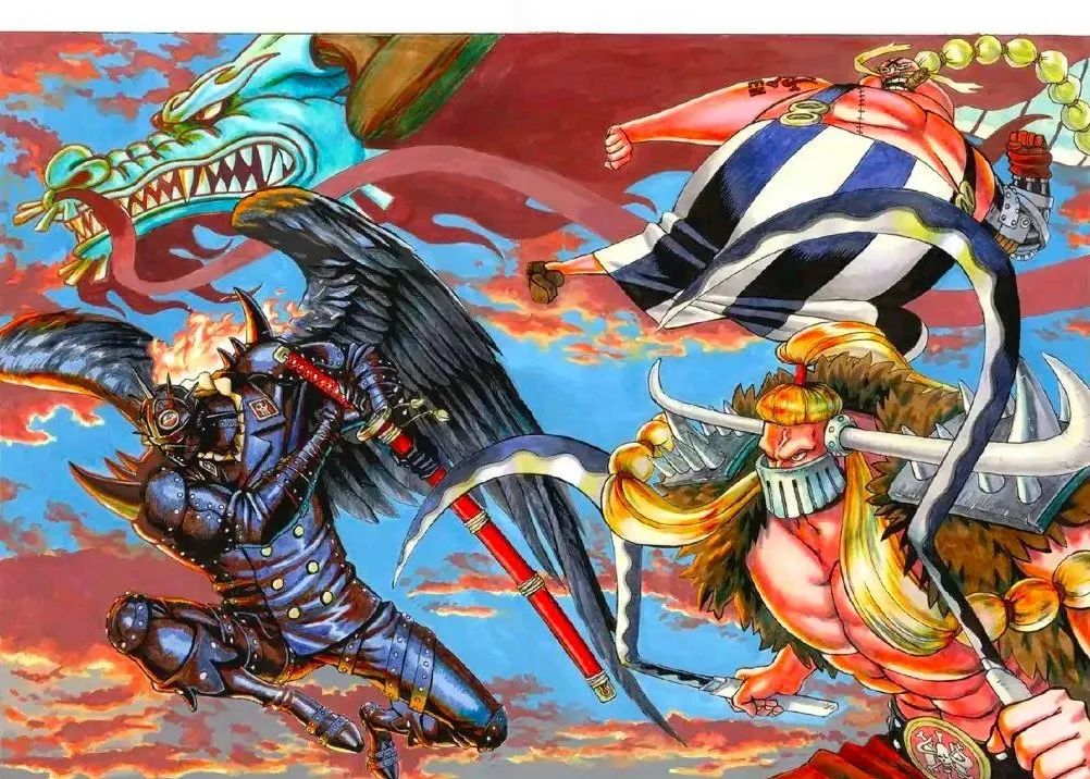 超凶的凯多海贼团四巨头