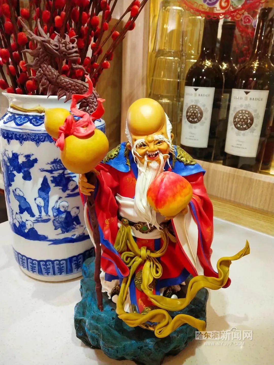 过年咱也学一手捏面人福袋牛愿你一年牛气冲天