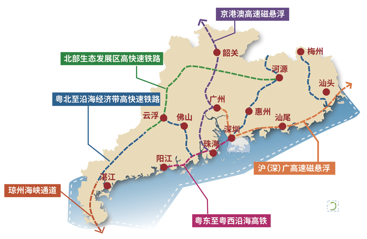 广东首次明确两大磁悬浮高速通道构想|规划|磁悬浮|都市圈_新浪新闻
