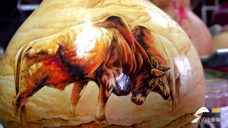 65秒福禄带回家聊城牛元素东昌葫芦春节受追捧