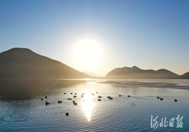 河北遵化:春到龙门湖