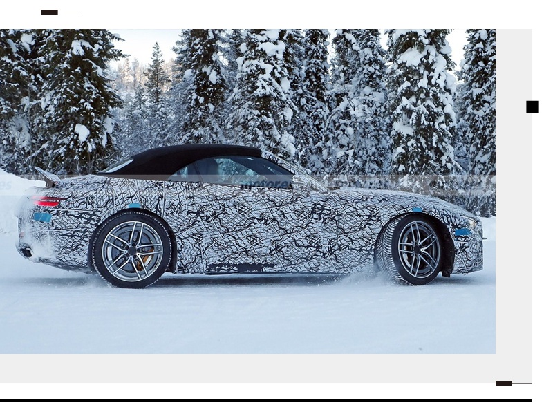 搭S级同款大屏 全新一代奔驰SL内饰谍照曝光