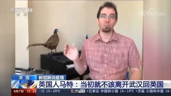 去年5月，马特曾接受英媒采访表示后悔 （央视新闻截图）