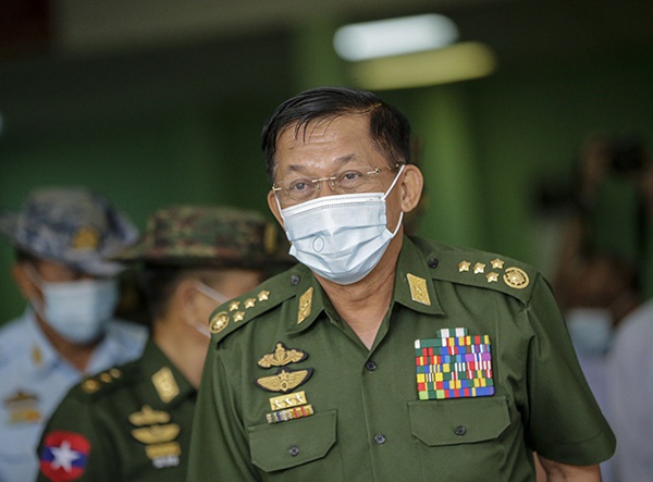 缅甸军方实权人物图片