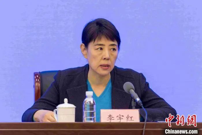 山东省市场监督管理局副局长李宇红介绍相关情况。刘超 摄