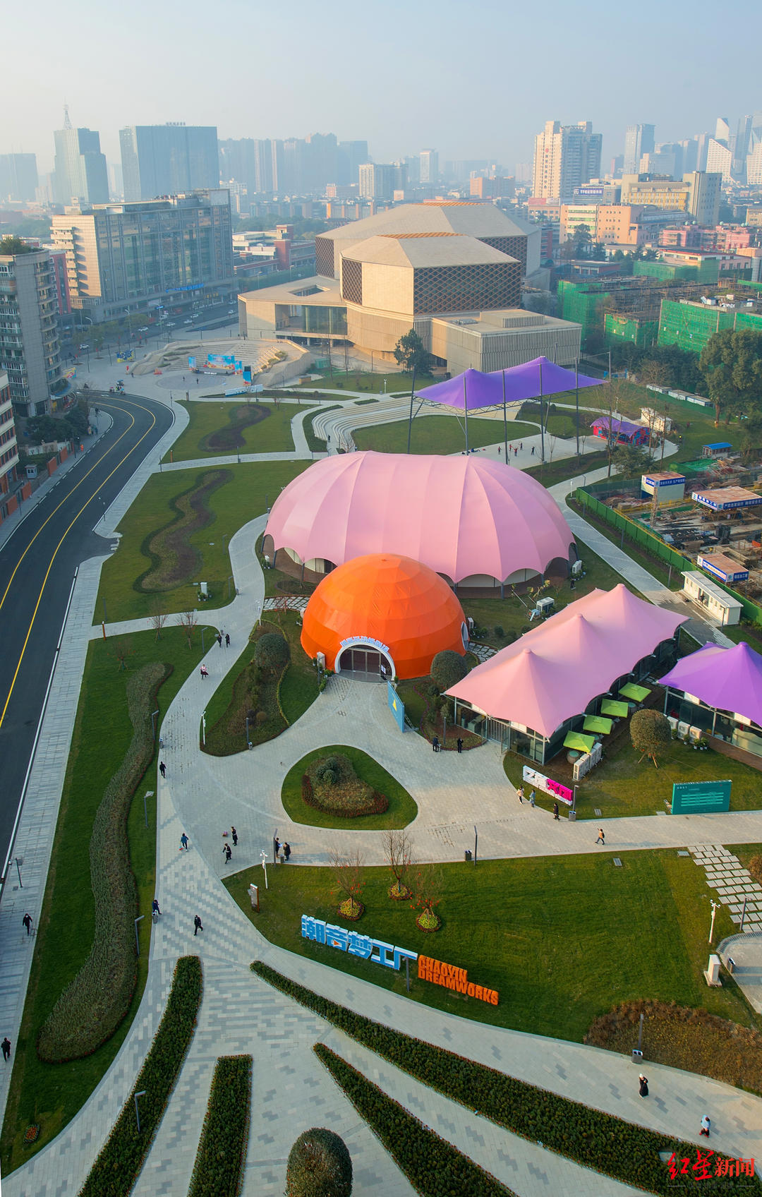 爱情巷,音乐坊,面食街……"一环"串起地道成都味