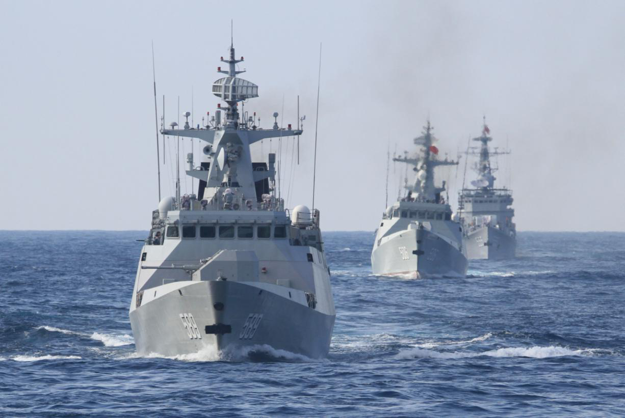 多图:海上实兵实弹考核这样进行|丹东舰|实弹|编队_新浪新闻