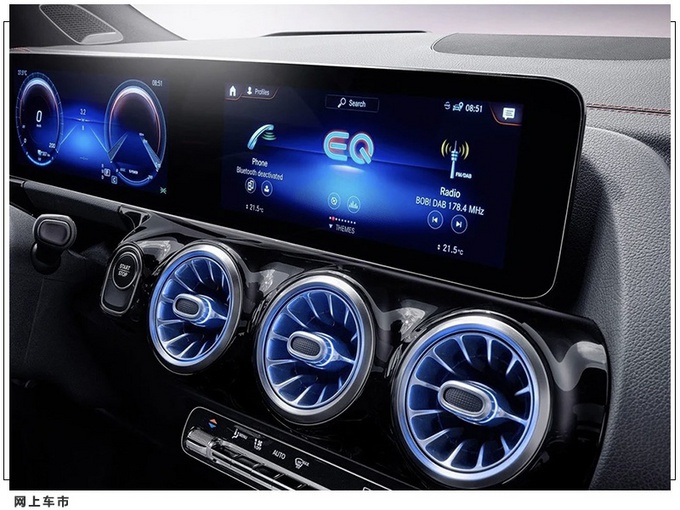 奔驰eqa售价曝光eqc同款前脸造双联屏设计安全配置丰富