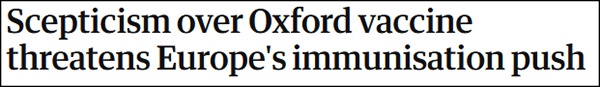 医疗人员报告大批不良反应 欧洲多地现“反对阿斯利康疫苗”情绪