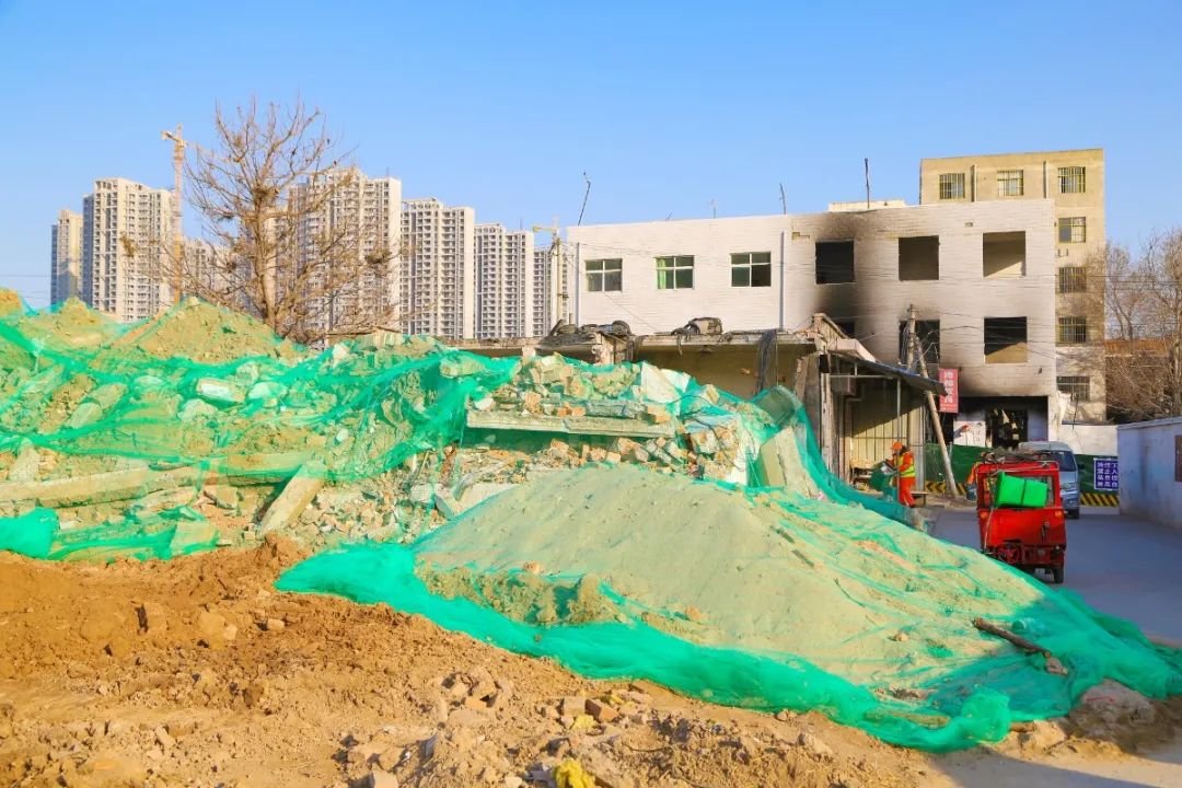 赵村拆迁现场