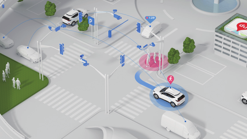 图5：车路协同系统示意图。来源：网络
