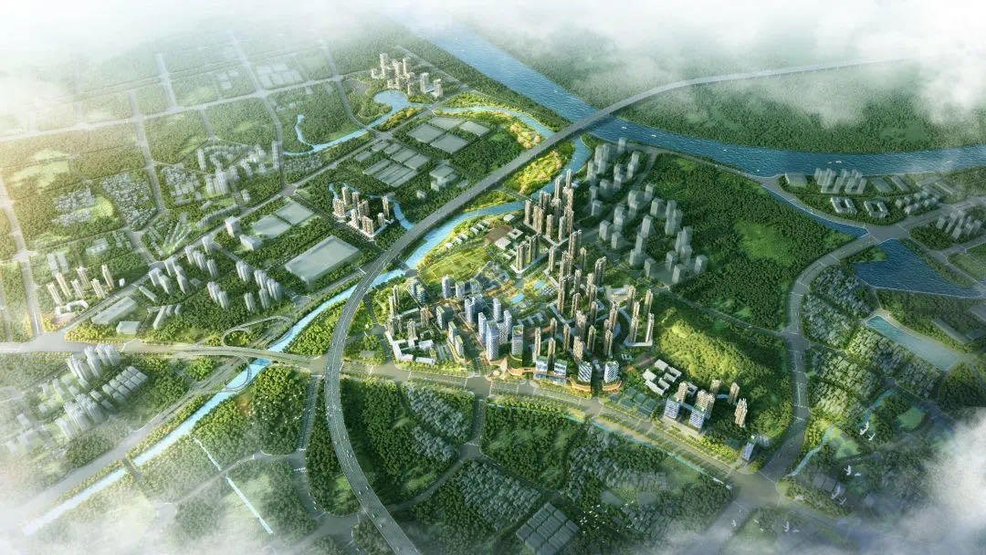 作为旧改合作企业,合景泰富为"新南岗"描绘了美好蓝图:首期复建安置区