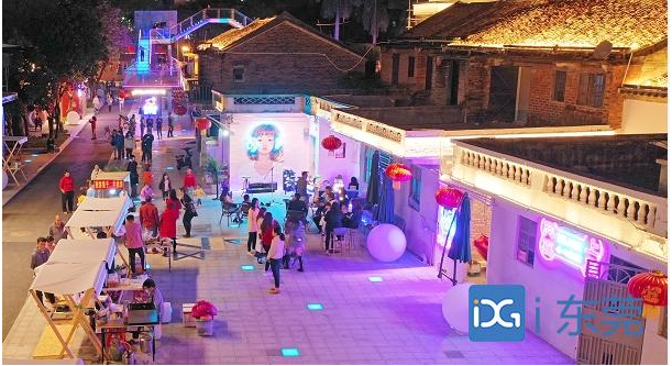 复古情怀梦幻夜景横沥版下坝喊你一起来潮玩