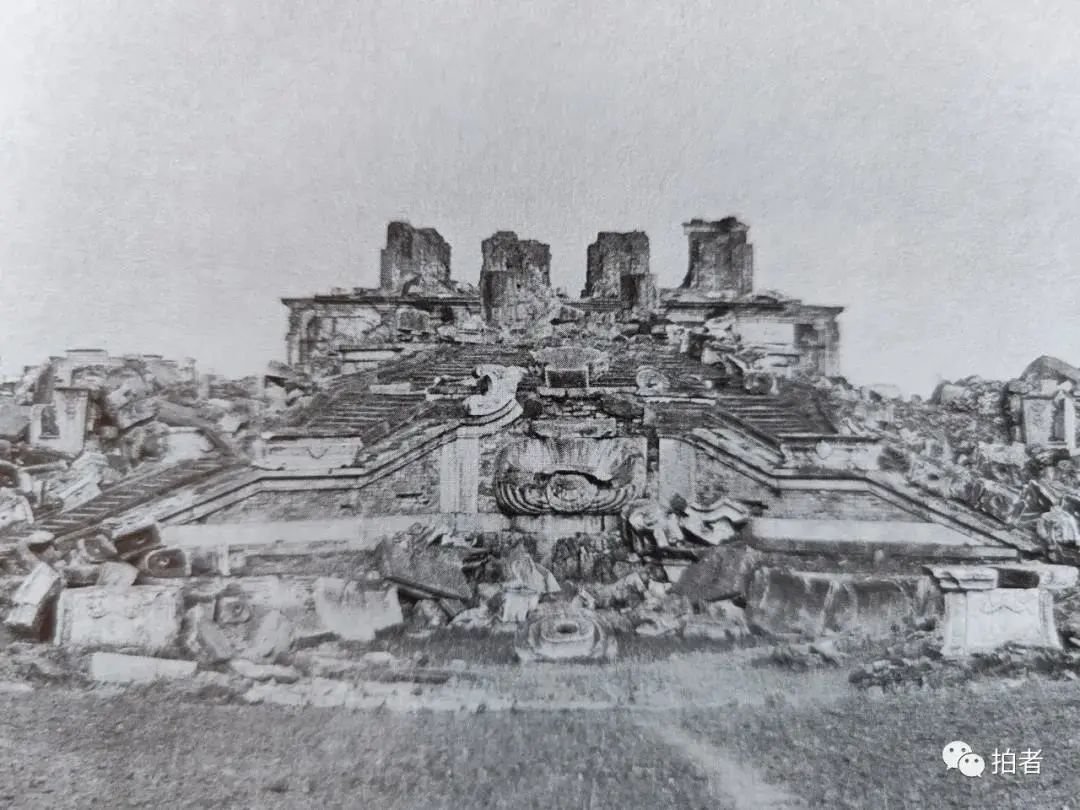 1919年拍摄的海晏堂西面全景照.