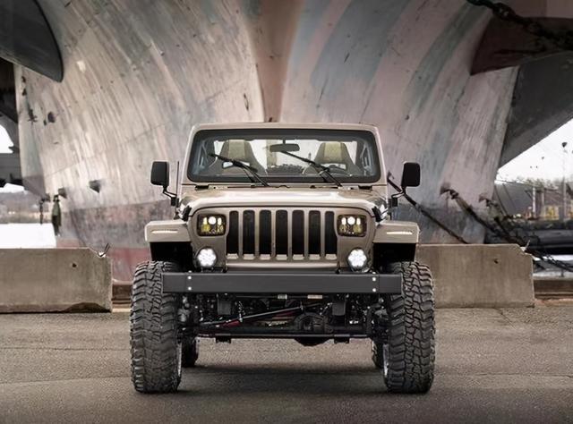 jeep牧马人推复古改装版悬挂升级经典方灯造型