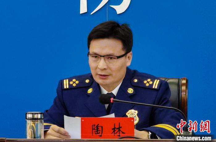 图为青海省消防救援总队总队长陶林. 祁增蓓 摄