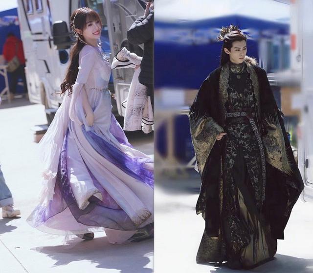 苍兰诀最新路透虞书欣笑容灿烂很治愈造型却有点敷衍