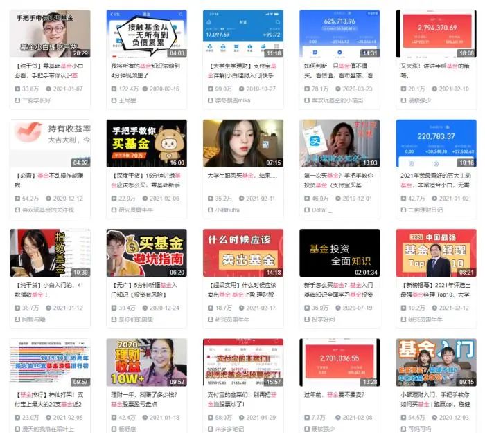 B站小红书上的理财博主，水平可能跟你一样