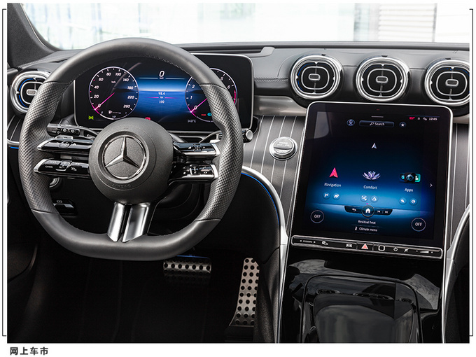 梅赛德斯amg全新c63曝光搭20t9at四驱年底将亮相