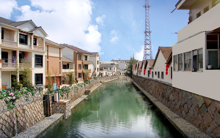 百丈溪边春节天气好,家住杭州市余杭区百丈集镇的村民章建军经常到