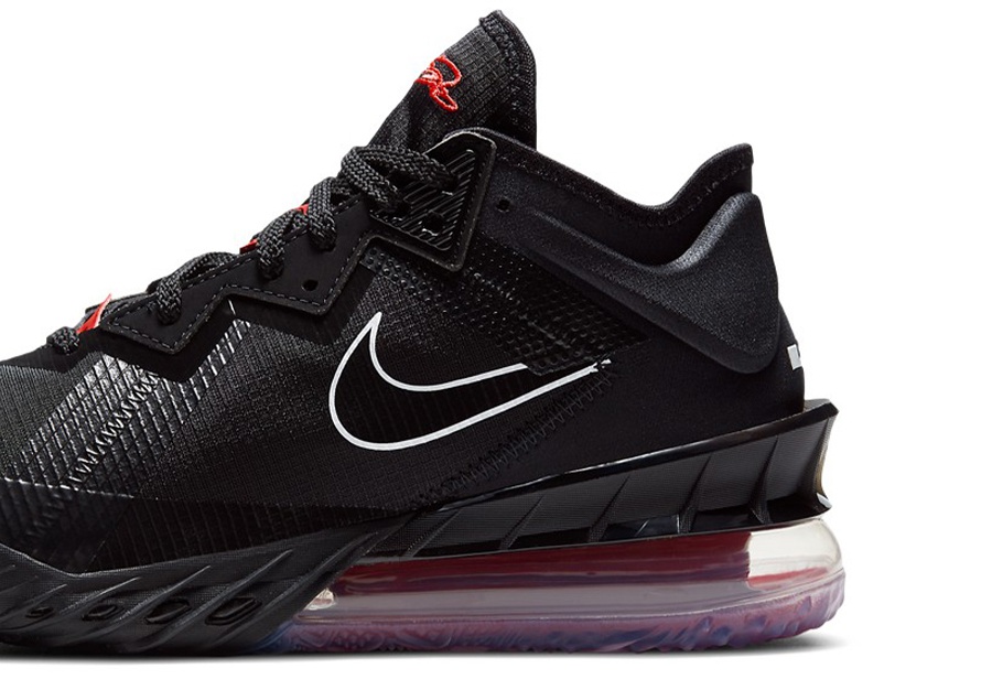经典黑红装扮全新lebron18low即将发售
