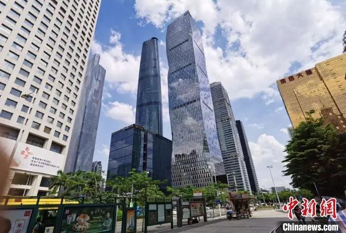 资料图:广州CBD商务区珠江新城。唐贵江 摄