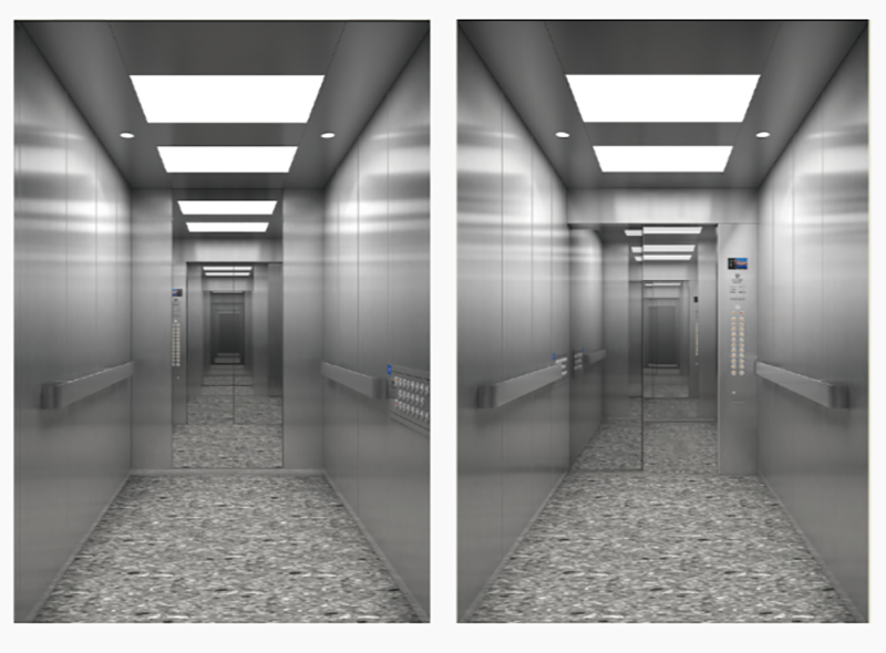 med5800-c80轿厢快客针对医用电梯的使用特点,设计出来独特的解决