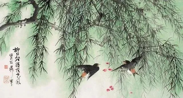 大师笔下的春柳,太美了|笔下|柳树|大师_新浪新闻