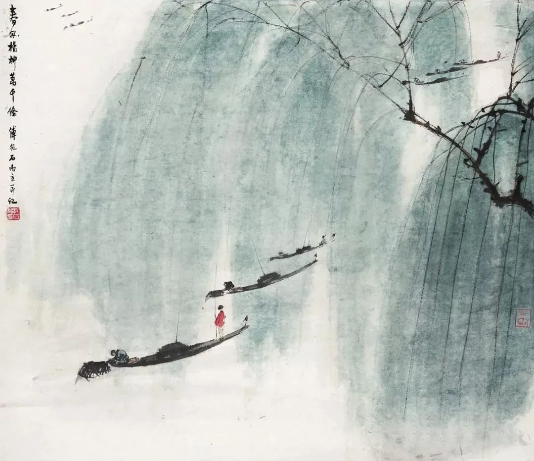 大师笔下的春柳,太美了|笔下|柳树|大师_新浪新闻