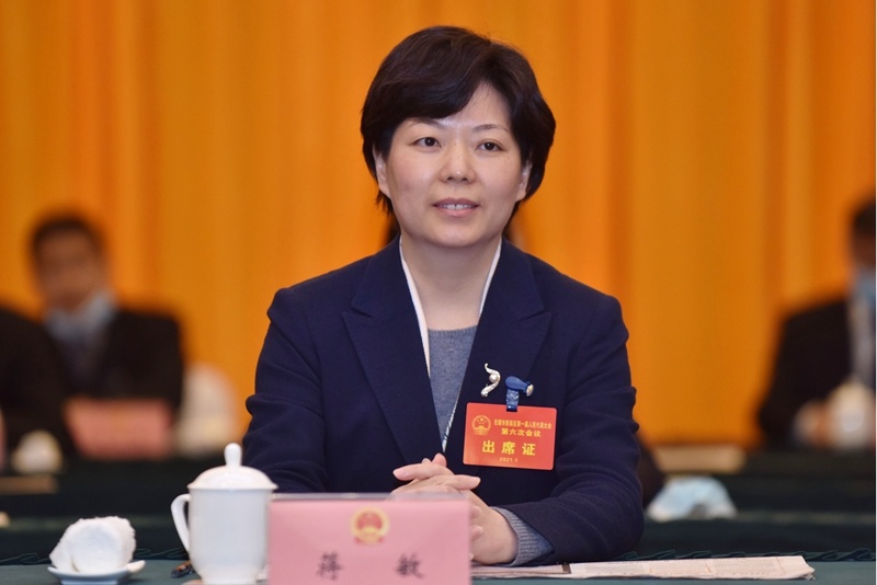 江苏省无锡市委常委,高新区党工委书记,新吴区委书记蒋敏向人民网网友