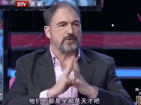 ▲在《北京卫视》说中文