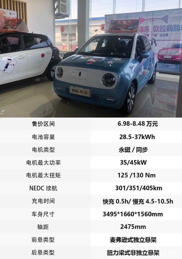 车型(奇瑞小蚂蚁(配置|询价),长安奔奔e-star,新宝骏e300),黑猫从外观