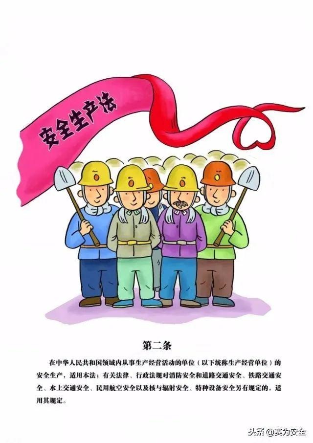 安全生产法治宣传安全生产法漫画图解