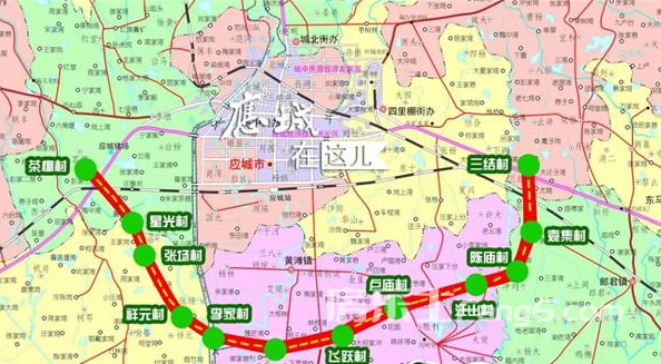 曹大公铁立交桥今日通车347国道应城段五一通车