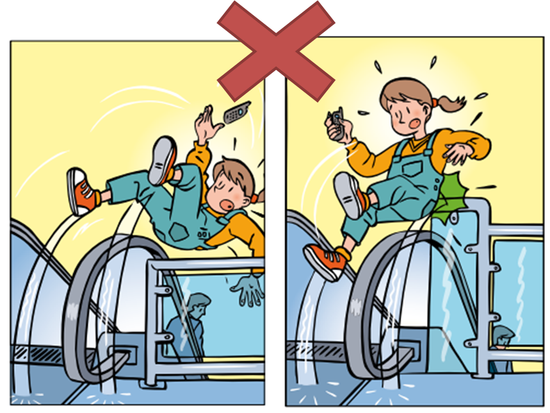 注意自动扶梯这几个常见危险点家长们请特别留心