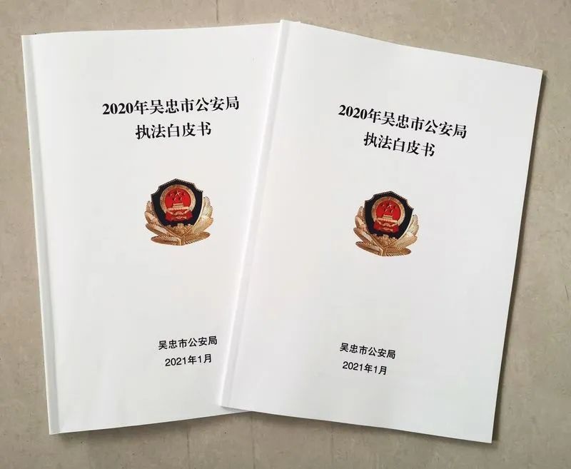 吴忠市公安局发布2020年度执法白皮书