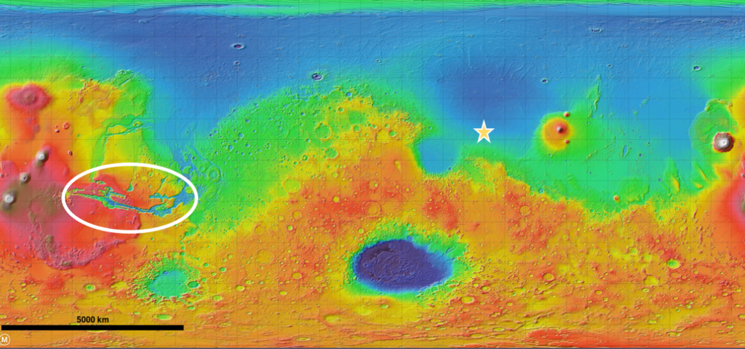 就选在了位于火星北半球底地的乌托邦平原(utopia planitia)