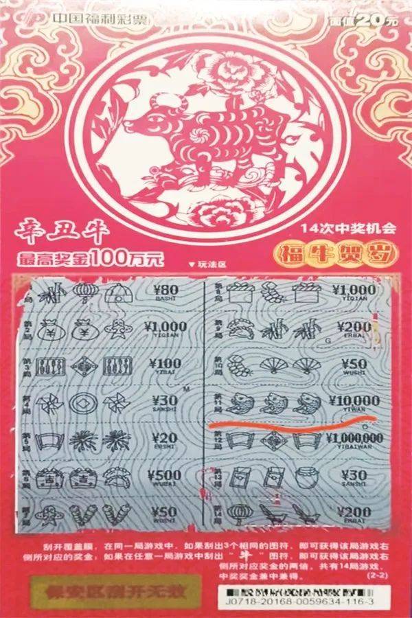 刮刮乐辛丑牛火爆彩市彩友先获奖金再中油卡