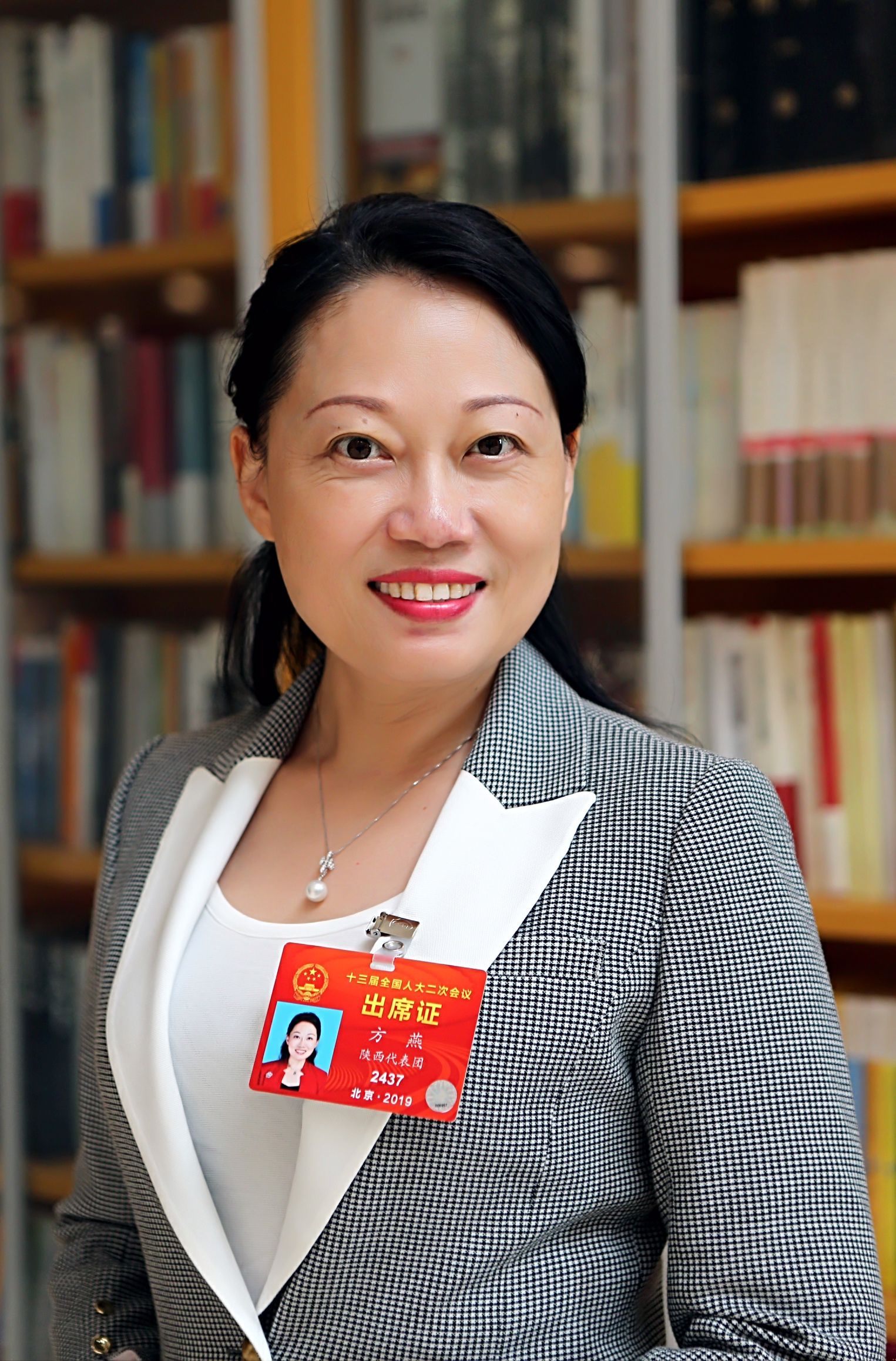 全国人大代表、陕西省律师协会副会长方燕。受访者供图