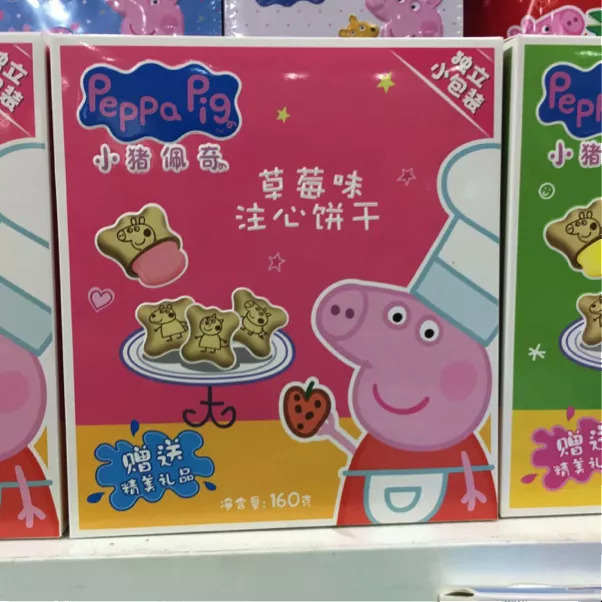 不少动画IP也开始推出儿童零食